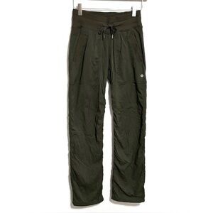 Lululemon Dance Studio Pant III Lined 30” Green